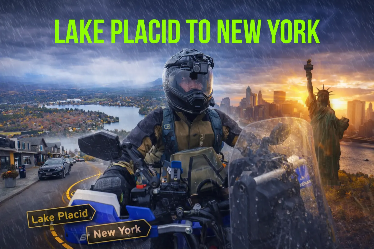 Lake Placid motorcycle ride to NYC